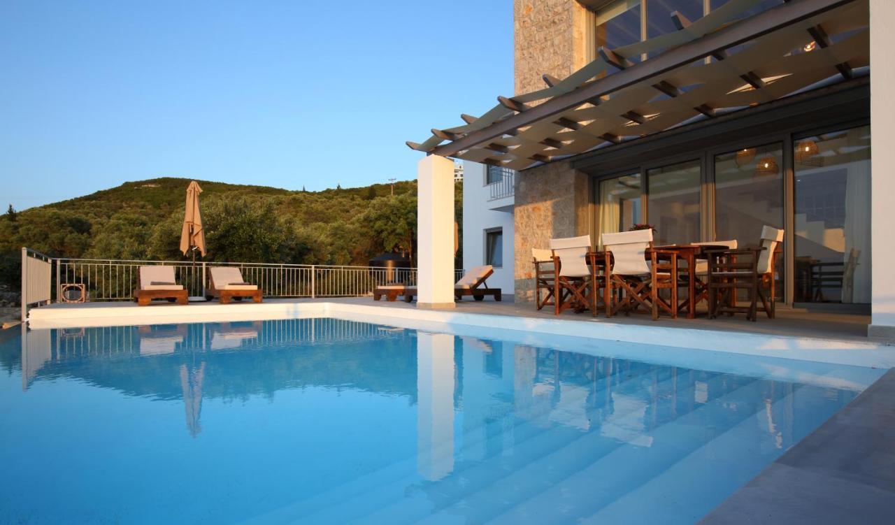 Tsakmakis Villas Luxury- Panoramic Sea View - Lefkada Tsoukaládhes Exterior foto