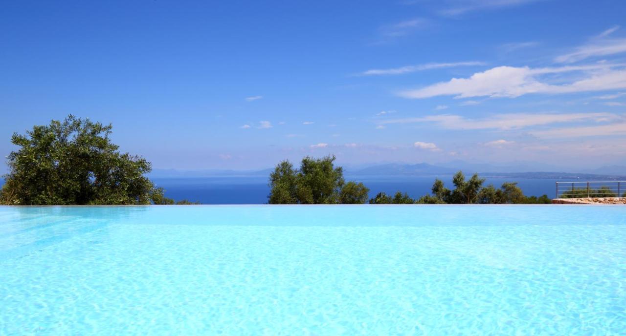 Tsakmakis Villas Luxury- Panoramic Sea View - Lefkada Tsoukaládhes Exterior foto
