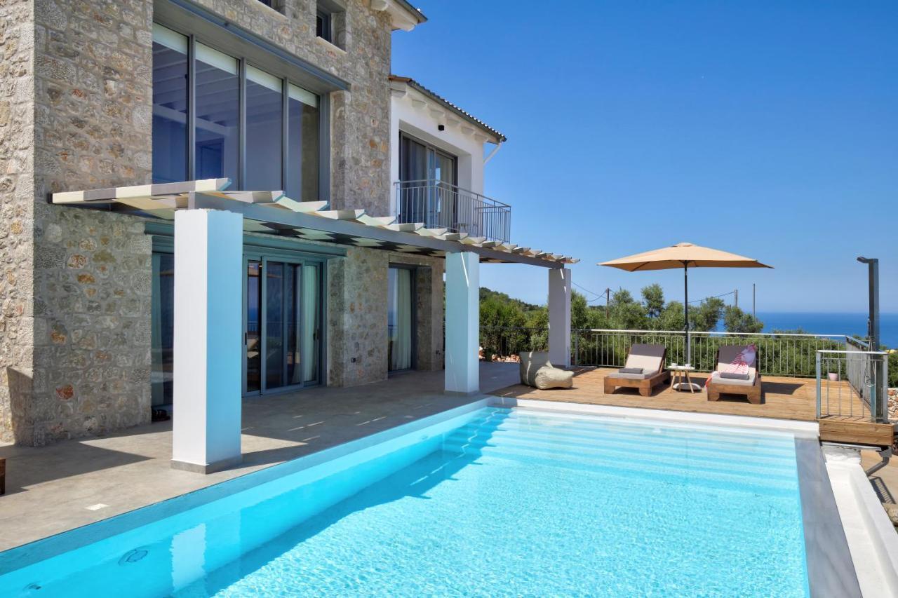 Tsakmakis Villas Luxury- Panoramic Sea View - Lefkada Tsoukaládhes Exterior foto